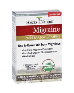Forces of Nature Organic Migrane Pain Management - 11 ml