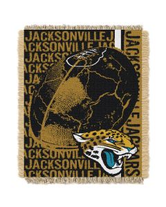 The Northwest Company Jaguars  48x60 Triple Woven Jacquard Throw - Double Play Series