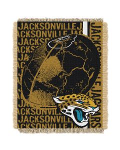 The Northwest Company Jaguars  48x60 Triple Woven Jacquard Throw - Double Play Series