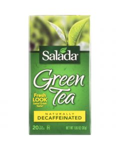Salada Tea Tea - Green - Pure - Decaf - 20 count - case of 6
