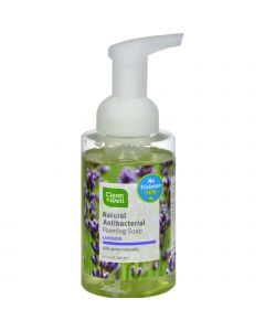 CleanWell All-Natural Antibacterial Foaming Hand Wash Lavender Absolute - 9.5 fl oz
