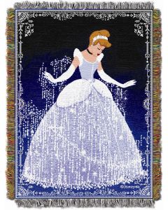 The Northwest Company Disney Princess - Cinderella Sparkles 48"x60" Tapestry Throw