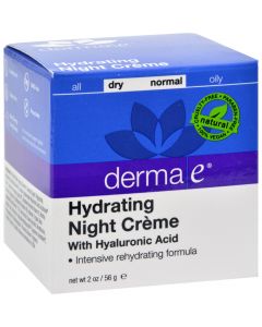 Derma E Hyaluronic Acid Night Creme - 2 oz