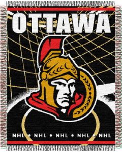The Northwest Company Senators 48"x 60" Triple Woven Jacquard Throw (NHL) - Senators 48"x 60" Triple Woven Jacquard Throw (NHL)