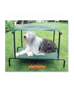 Puppywalk Breezy Bed Outdoor Dog Bed Green 42" x 30" x 32"