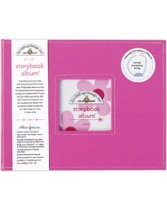 Doodlebug Storybook Album 8"X8"-Bubble Gum