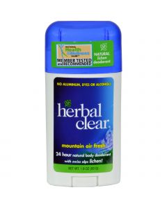 Herbal Clear Deodorant - Stick - Mountain Air Fresh - 1.8 oz