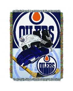 The Northwest Company Oilers  "Home Ice Advantage" 48x60 Tapestry Throw