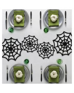 Martha Stewart Spiderweb Table Decor Set 4pcs-Spooky Night