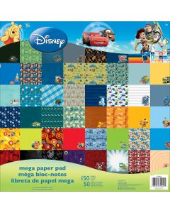 Trends International Disney Single-Sided Mega Paper Pad 12"X12" 150/Pkg-Boy, 50 Designs/3 Each
