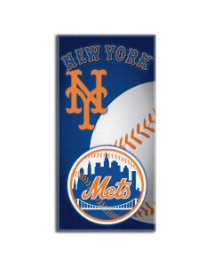 The Northwest Company Mets 30"x60" Terry Beach Towel (MLB) - Mets 30"x60" Terry Beach Towel (MLB)