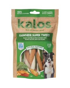 Jakks Kalos-Rawhide Double Twists Double 7 Pack-Peanut Butter And Kale