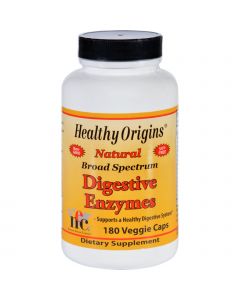 Healthy Origins Digestive Enzymes - 180 Vegetarian Capsules