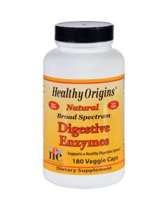 Healthy Origins Digestive Enzymes - 180 Vegetarian Capsules