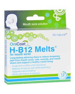 Oracoat H B12 Melts - Mouth Sores - 12 Count
