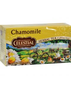 Celestial Seasonings Herbal Tea - Chamomile - Caffeine Free - Case of 6 - 20 Bags