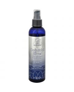 White Egret Colloidal Silver Spray 30 ppm - 8 oz