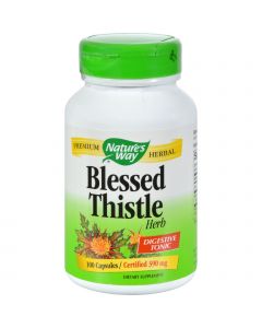 Nature's Way Blessed Thistle Herb - 100 Capsules
