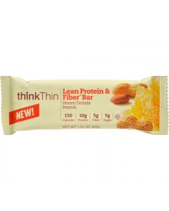 Think Products thinkThin Bar - Lean Protein Fiber - Honey Peanut - 1.41 oz - 1 Case