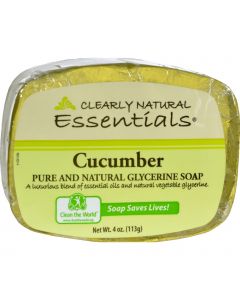 Clearly Natural Glycerine Bar Soap Cucumber - 4 oz