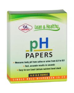Olympian Labs pH Papers - 6.0-8.0 Range - 15 ft