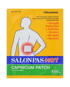 Salonpas Capsicum Patch - Hot - Pack