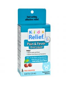 Homeolab USA Kids Relief Pain and Fever Cherry - 0.85 fl oz