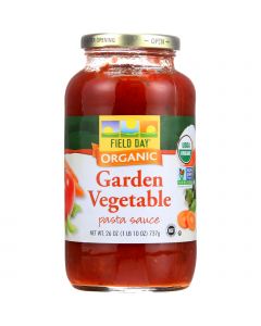 Field Day Pasta Sauce - Organic - Garden Vegetable - 26 oz - case of 12