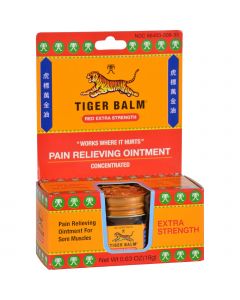 Tiger Balm Extra Strength Pain Relieving Ointment - 0.63 oz - Case of 6