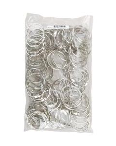 Clear Scraps Chrome Book Ring 1.5" 100/Pkg-$.30 MSRP - Clear Scraps Chrome Book Ring 1.5" 100/Pkg-$.30 MSRP