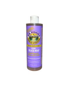 Dr. Woods Shea Vision Pure Black Soap with Organic Shea Butter - 16 fl oz