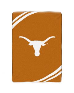 The Northwest Company TEXAS  "Force" 60"80" Raschel Throw (College) - TEXAS  "Force" 60"80" Raschel Throw (College)