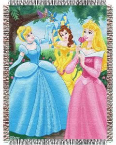 The Northwest Company Disney Princess - Walk in the Park 48"x60" Tapestry Throw