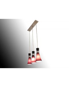 Warehouse of Tiffany Ariana 3-light Red Ivy Chandelier
