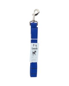 Cape Hobbycraft Dog Leash 6' Blue W/Nickel Plated Swivel Hook-1" Width