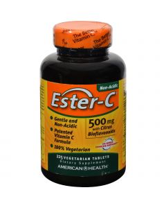 American Health Ester-C with Citrus Bioflavonoids - 500 mg - 225 Vegetarian Tablets
