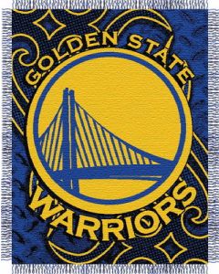 The Northwest Company Warriors 48"x60" Triple Woven Jacquard Throw (NBA) - Warriors 48"x60" Triple Woven Jacquard Throw (NBA)