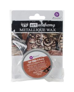 Prima Marketing NEW! Finnabair Art Alchemy Metallique Wax .68 Fluid Ounce-Rich Copper