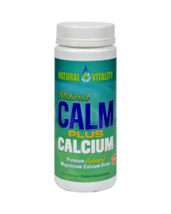 Natural Vitality Natural Magnesium Calm Plus Calcium - 8 oz