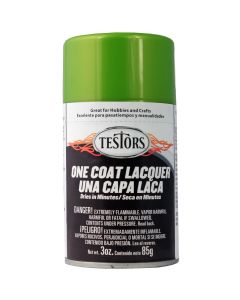 Testors One Coat Spray Lacquer 3oz-Lime Ice