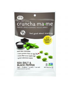 Eda-Zen Cruncha Ma Me - Sea Salt and Black Pepper - .7 oz - Case of 8