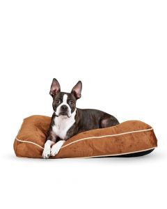 K&H Pet Products Tufted Pillow Top Pet Bed Small Gray 20" x 30" x 7.5"