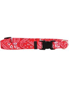 Yellow Dog Design Yellow Dog Collar Small 10"-14"-Bandana Red