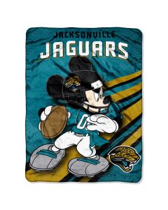 The Northwest Company Jaguars 46"x60" Mickey Micro Raschel Throw (NFL) - Jaguars 46"x60" Mickey Micro Raschel Throw (NFL)