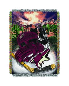 The Northwest Company Coyotes  "Home Ice Advantage" 48x60 Tapestry Throw