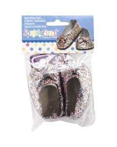 Fibre Craft Springfield Collection Glitter Flats-Multicolor