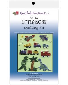 Quilled Creations Quilling Kit-Just for Little Boys