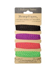 Hemptique Cotton Baker's Twine 2-Ply 120'-Fiesta
