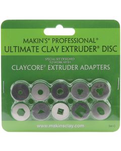 Makin's USA Makin's Professional Ultimate Clay Extruder Discs 10/Pkg-Set C