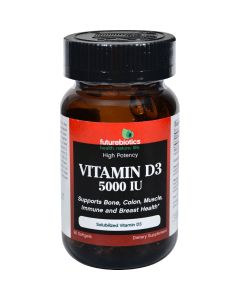 FutureBiotics Vitamin D3 - 5000 IU - 90 Softgels